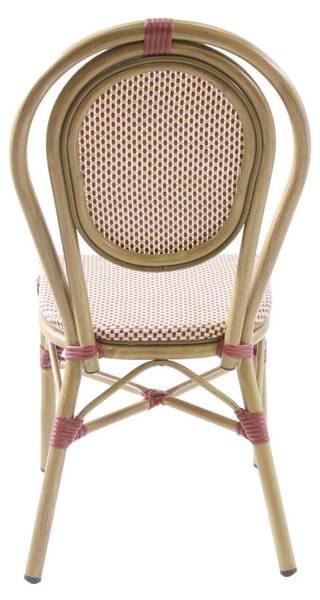 Stuhl Opera 2er Set Rot - Metall - 57 x 90 x 45 cm