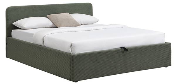 Bett MIA Grün - Massivholz - 215 x 88 x 170 cm