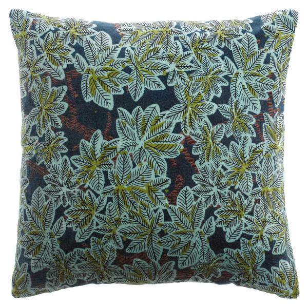 Bedrucktes Kissen Ariane Blau - Textil - 45 x 1 x 45 cm