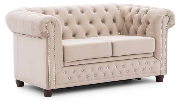 2-Sitzer Schlafsofa Cleo Blink Beige