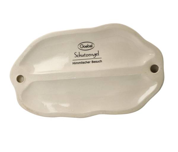 Engel Himmlischer Besuch Grün - Rot - Porzellan - 11 x 20 x 18 cm