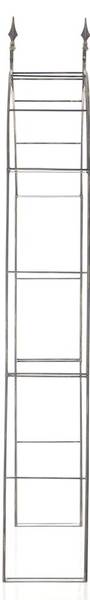 Rosenbogen Lenz Braun - Metall - 147 x 264 x 37 cm