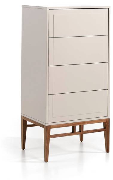 Chiffonnier 7036 Braun - Grau - Walnuss - 60 x 120 x 45 cm