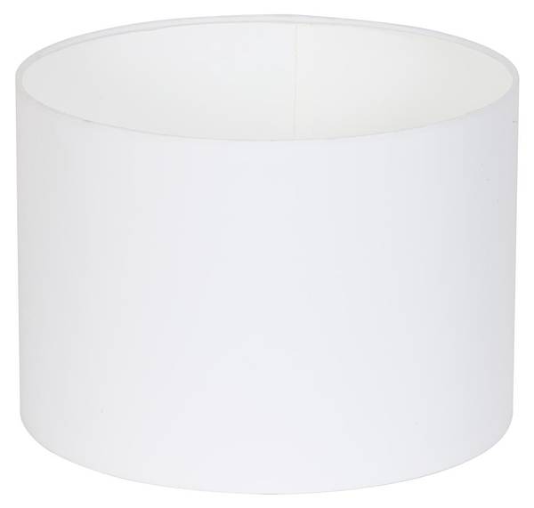 Lampe de table Mace/Polycotton Noir - Blanc - Acier - 30 x 56 x 30 cm