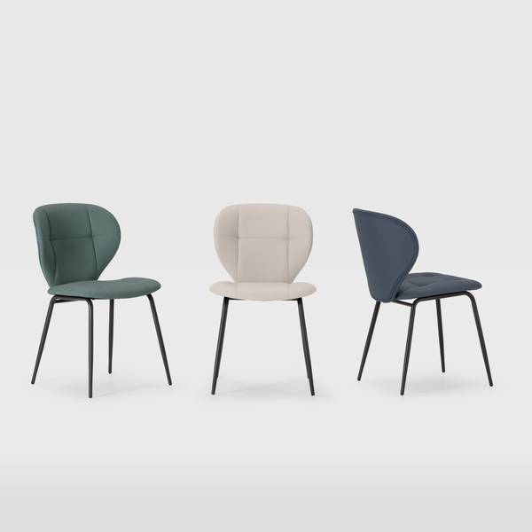 Stühle MAURA 2er-Set Beige - Kunststoff - 58 x 49 x 50 cm