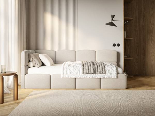 Jugendbett CLOUDY Creme