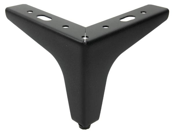 Möbelfuß Anchor 4er Set Schwarz - 13 x 10 x 13 cm