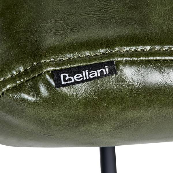 Chaise de bureau CANDOR Noir - Vert foncé - Vert - Argenté