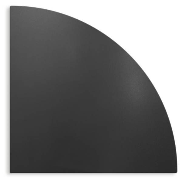 Funkenschutzplatte Pyro Schwarz - Stahl - 100 x 100 x 0 cm