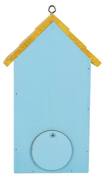 Vogelhaus Abigail Garden Blau - Holzwerkstoff - 10 x 22 x 15 cm
