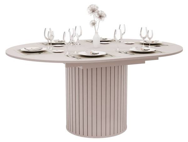 Ausziehbarer Tisch ELODIE Beige