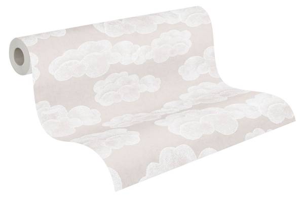 Vliestapete 771433-GU Beige - Fleece - 53 x 1005 x 1 cm