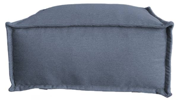 1-Sitzer Modul Chaiselongue LEINENOPTIK Grau - Textil - 60 x 38 x 60 cm