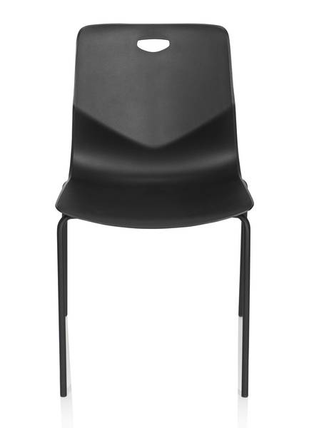 Esszimmerstuhl T36 V Schwarz - Polypropylen - 55 x 87 x 46 cm