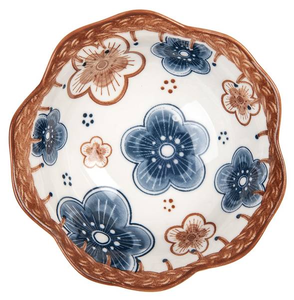 Kom Emilia&Bowl wit - keramiek - 10 x 4 x 10 cm