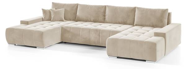 Wohnlandschaft Schlafsofa VOGAR Beige