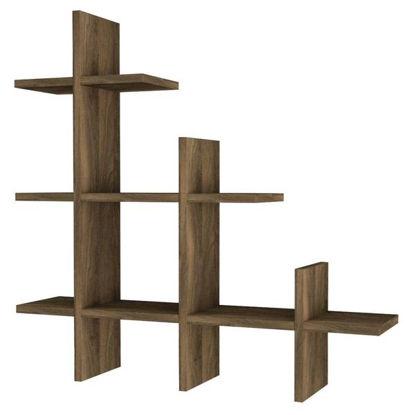 Regal Caelum Braun - Holzwerkstoff - 82 x 80 x 18 cm