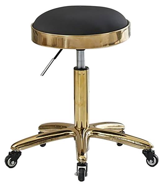 Sitzhocker 0802 Schwarz - Metall - 33 x 42 x 33 cm
