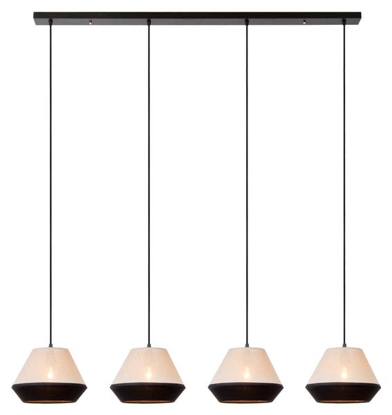 Suspension KALA Gris - Lin - 25 x 120 x 133 cm