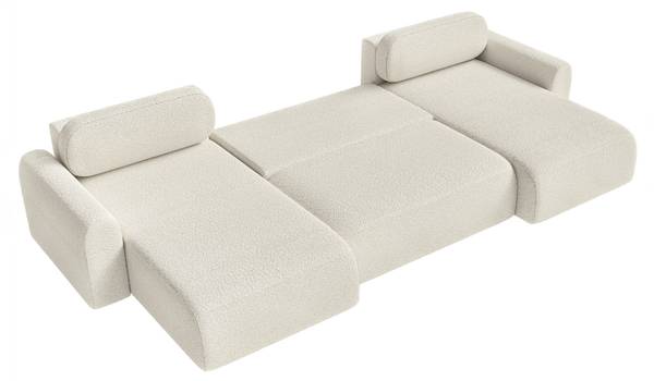 Ecksofa Lome U Weiß