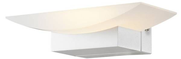 Wandleuchte Modern Weiß - Metall - 11 x 6 x 20 cm