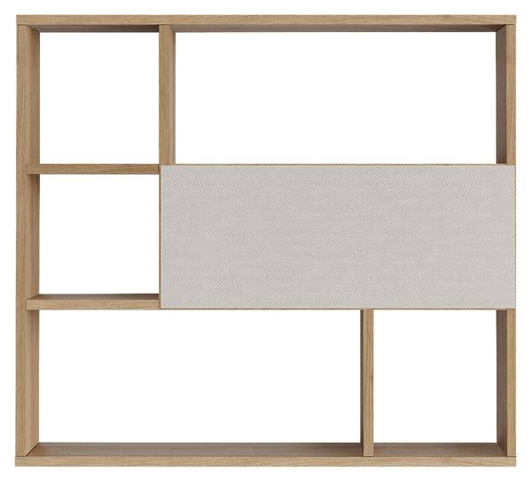 Étagère murale Harad Marron - Bois manufacturé - 90 x 81 x 22 cm