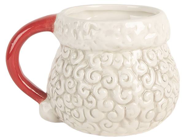Tasse Weihnachtsmann Wesley&Cups Weiß - Keramik - 11 x 10 x 16 cm