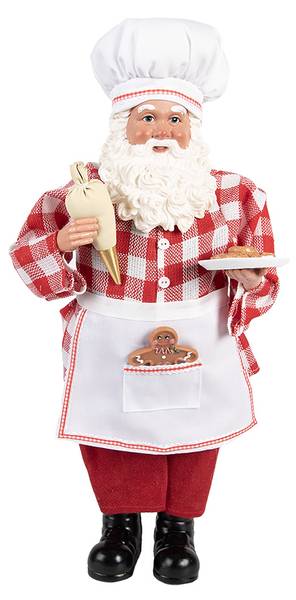 Weihnachtsmann Xmas&Dominic Rot - Textil - 19 x 45 x 22 cm