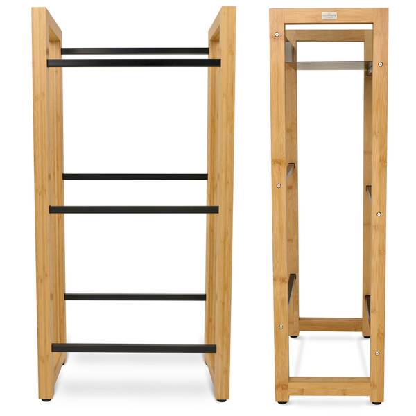 Getränkekistenregal H4H Braun - Bambus - 32 x 112 x 56 cm