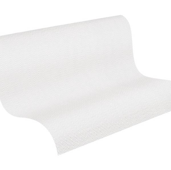 Papiertapete 4391 einfarbig modern Weiß - Papier - 53 x 1005 x 1 cm