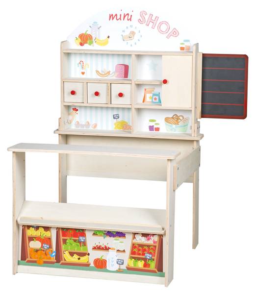 Verkoopkraam 480021ZU bruin - plaatmateriaal op houtbasis - 89 x 115 x 75 cm