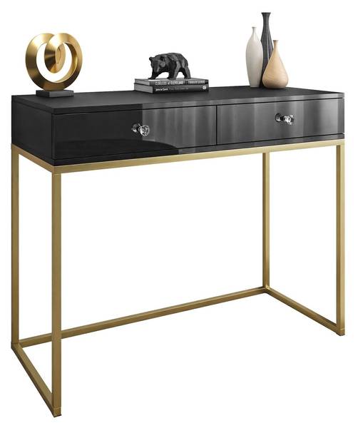 Console BLANCO GOLD hoogglans zwart