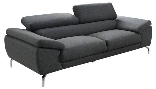 Sofa GRETEL Grau - Textil - 109 x 73 x 216 cm