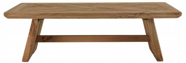 Couchtisch ANDRIAN Braun - Holz teilmassiv - 70 x 40 x 130 cm
