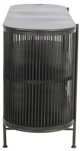 Schrank YINTHE Schwarz - Metall - 149 x 80 x 40 cm