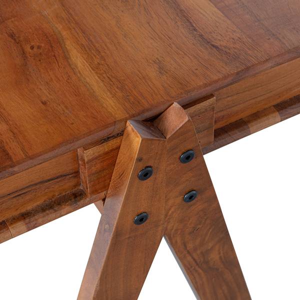 Bureau Compartment Acacia massif - Acacia marron