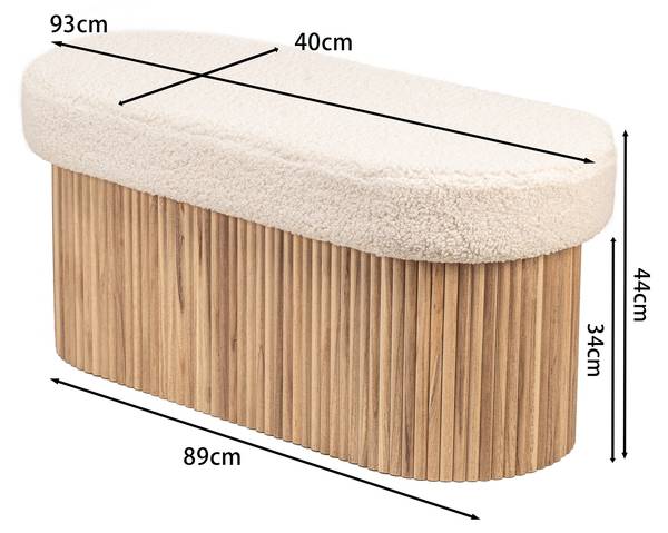 Sitzbank BAOTSU Weiß