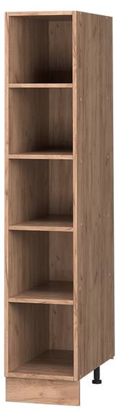Küchenregal 63256 Braun - Holzwerkstoff - 30 x 154 x 59 cm