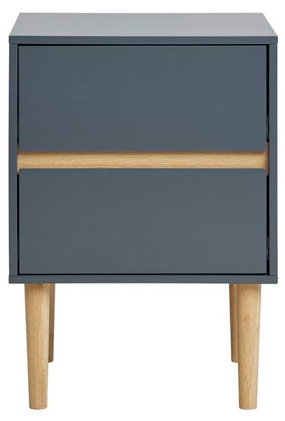 Beistelltisch Bisley Grau - Holz teilmassiv - 40 x 55 x 35 cm