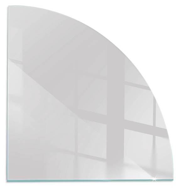 Glasplatte Basalto Grau - Glas - 100 x 100 x 0 cm