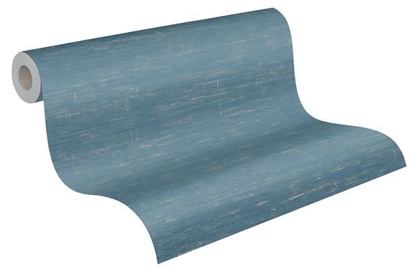 Vliestapete 378576-GU Blau - Kunststoff - 53 x 1 x 1005 cm