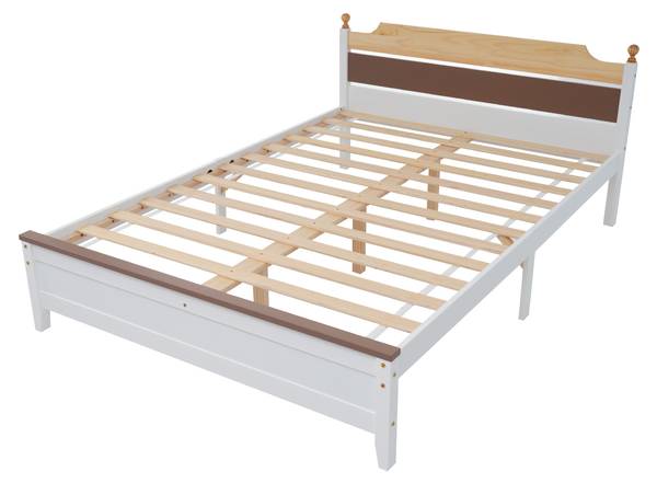 Holzbett LucyWalnut Ⅱ Breite: 148 cm