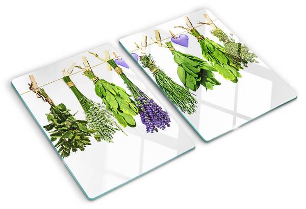 Snijplank Bind 2-dlg groen - glas - 52 x 1 x 40 cm