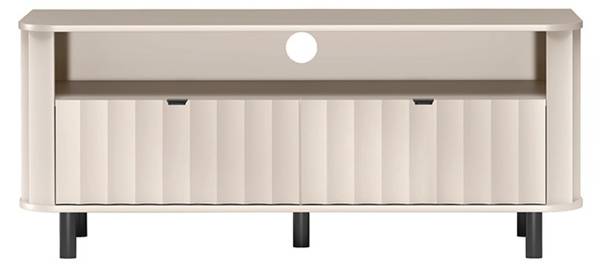 TV-meubel NOVADO grijs - staal - melamine - 137 x 57 x 40 cm