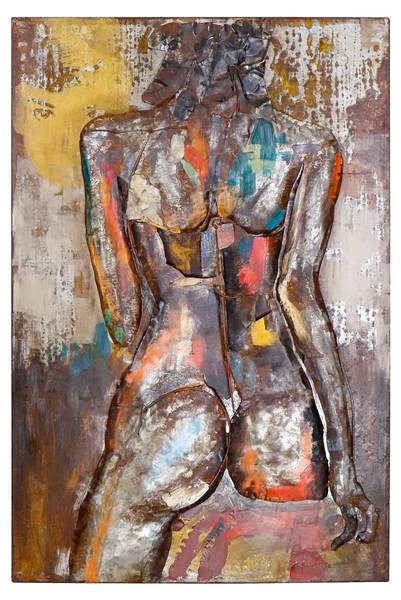 Metallbild 3D AKT Stahl - 120 x 70 x 6 cm