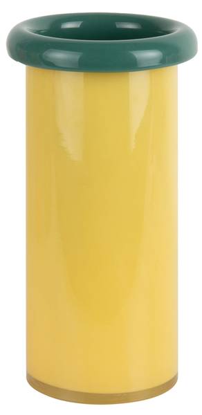 Vase PLEGADO S Gelb - Glas - 12 x 24 x 12 cm