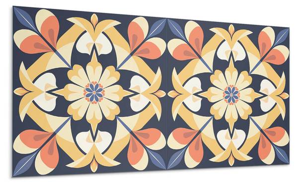 Klebepaneele Mandala Muster 100 x 50 cm