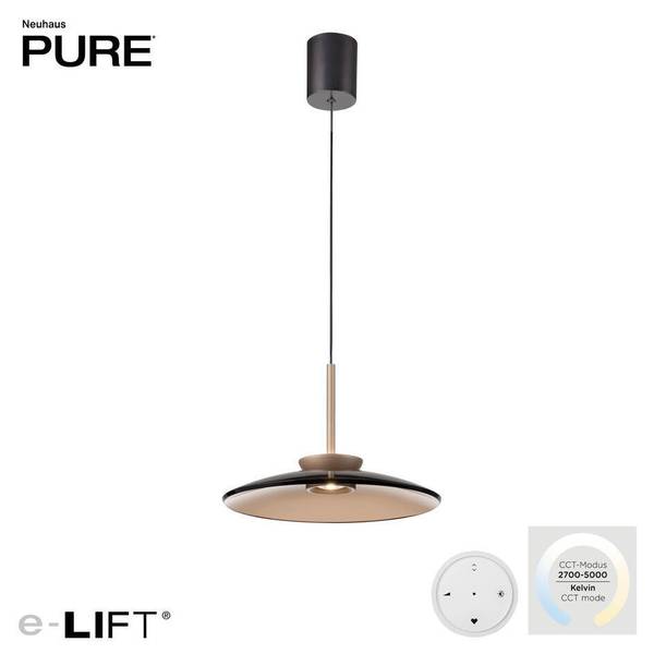 LED Pendellampe PURE E-Moon Bronze