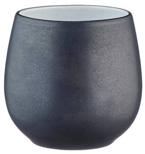 Set de tasses Gourmet 40 cl - 4 pièces - Noir - Céramique - 9 x 10 x 9 cm