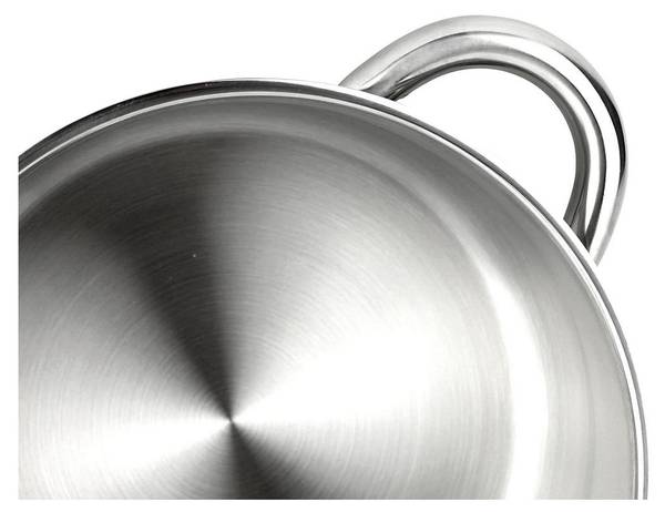 Kochtopf SilverInox Braun - Metall - 28 x 18 x 28 cm